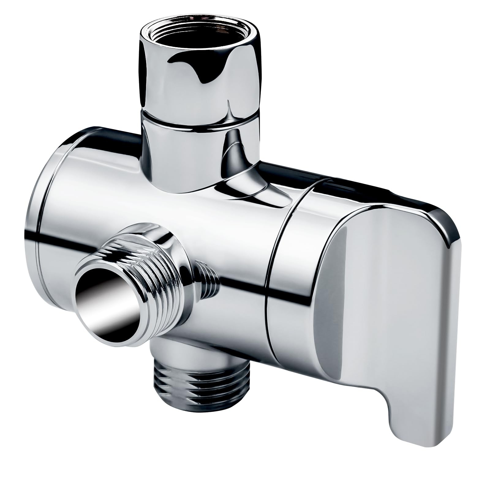 BRIGHT SHOWERS Shower Arm Diverter Valve for Hand held Showerhead and Chrome gallery