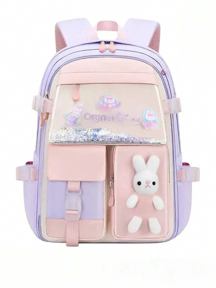 Backpack Student Backpack With Multiple Pockets, Large Capacity, Breathable And