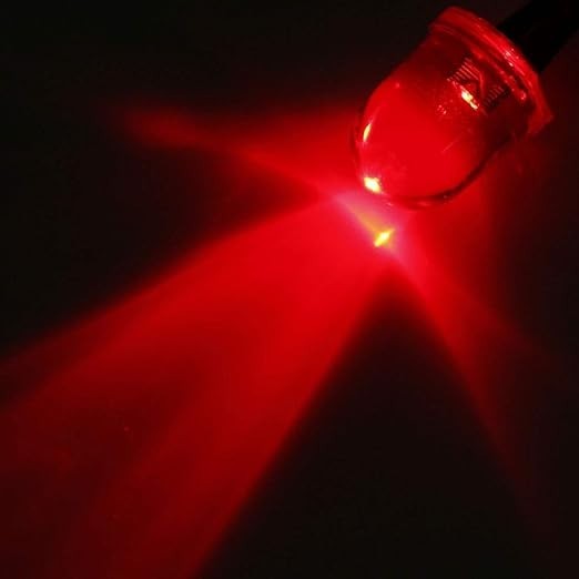 18Pcs 10mm Pre Wired LED, Red DC3-6V Clear Lens, Light Emitting Diodes - #70 gallery