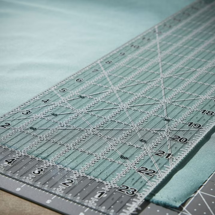 Fiskars 6in x 24in Sewing Ruler & Measuring Tool, Clear, Single Piece gallery
