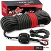 Synthetic Winch Rope - 1/4" x 50ft 10,000LBS Winch Line 1/4" winch rope Black gallery