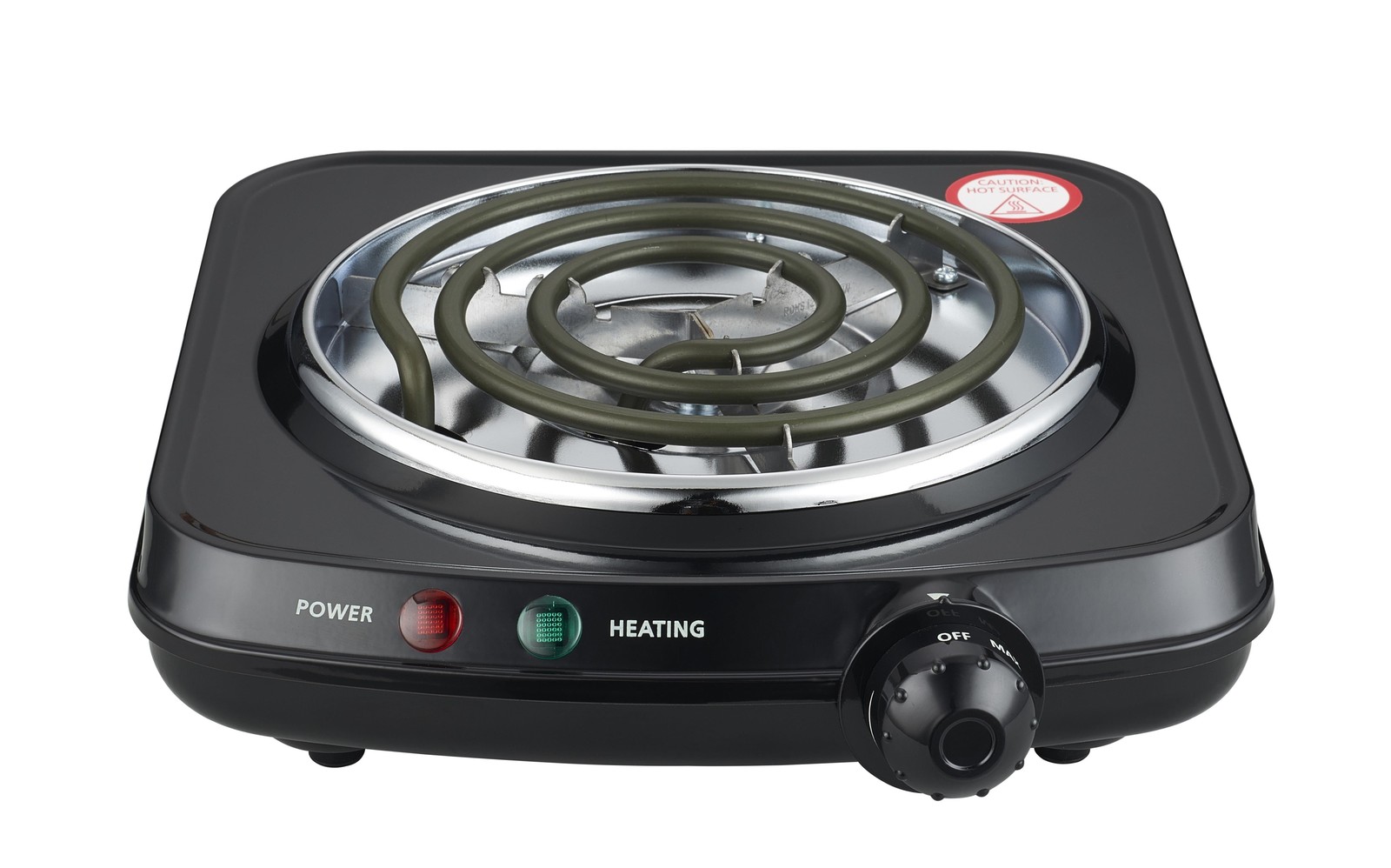 Portable Single Burner and Hot Plate, Easy to Clean, Black, 120V~ 1100W gallery