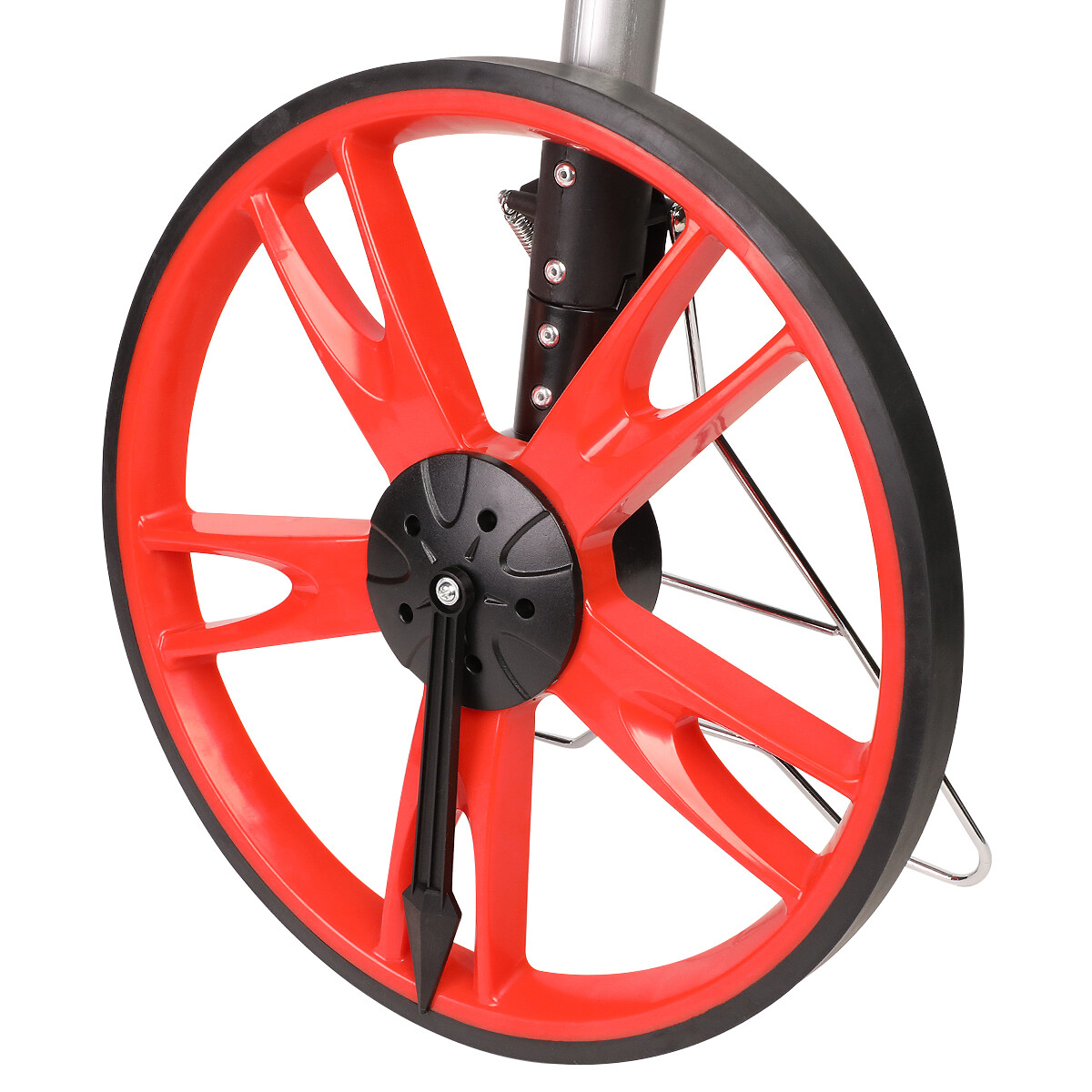 FOLDABLE TELESCOPING ENGINEERS MEASURER LED DIGITAL DISTANCE MEASURING WHEEL gallery