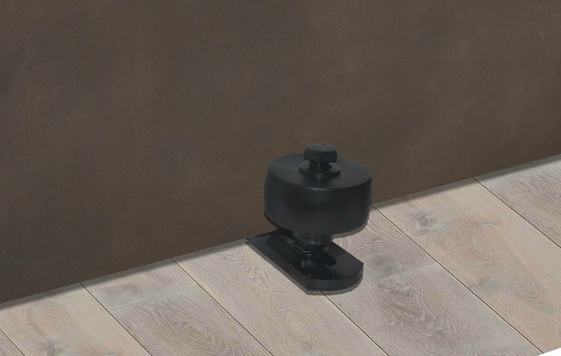 Barn Door Guide Stay Roller: Adjustable Bottom Wall Mount for Smooth Sliding gallery