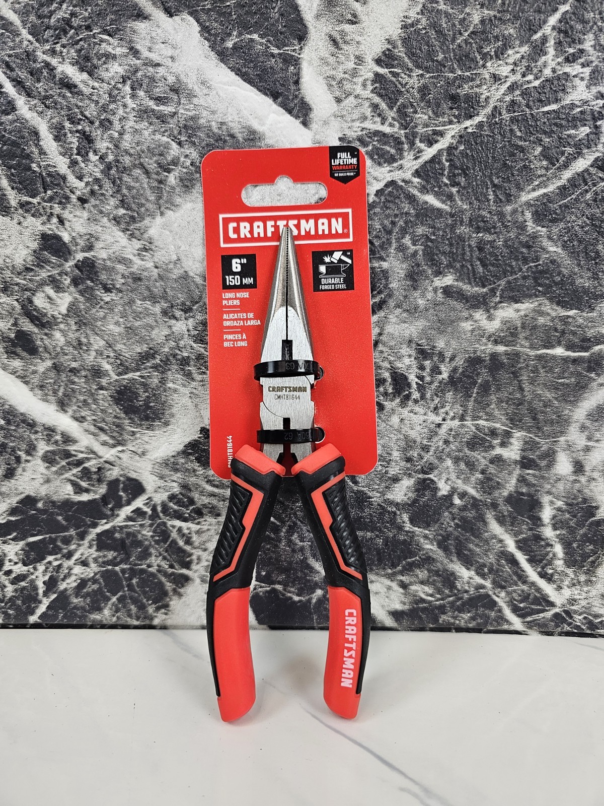 NEW CRAFTSMAN CMHT81644 6-Inch Long Nose Pliers Induction-Hardened Cutting Edges gallery