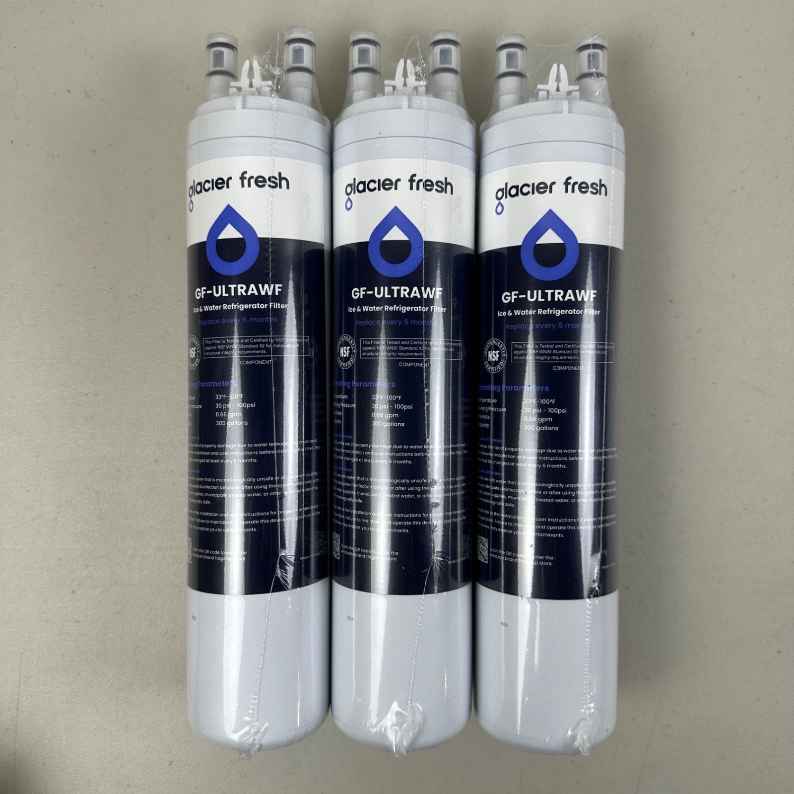 3 PACK GLACIER FRESH Frigidaire ULTRAWF Pure Source Ultra Kenmore Water Filter gallery