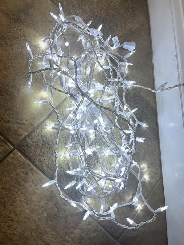 Twinkle Star 28FT Clear Bright White 150 Bulbs In/Outdoor Christmas Lights White gallery