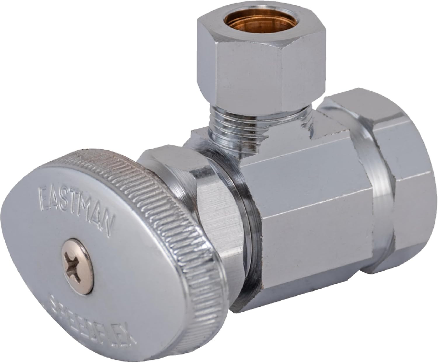 3/8" OD x 1/2" FIP Multi-Turn Angle Stop Valve Water Shut Off Plumbing gallery