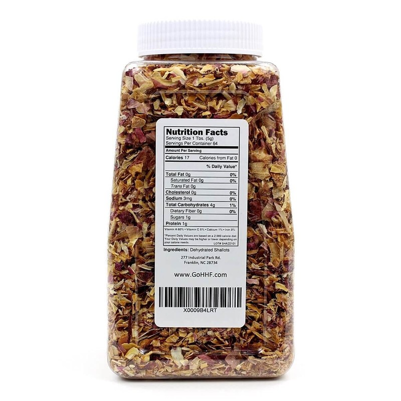 Harmony House Premium Dehydrated Shallots (8 oz, Quart Size Jar) gallery