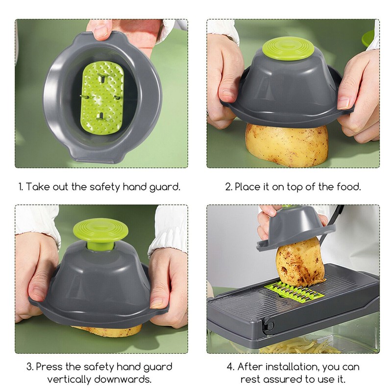 Kitchen Vegetable Fruit Chopper 15-in-1 Food Salad Onion Cutter Peelers Slicer gallery