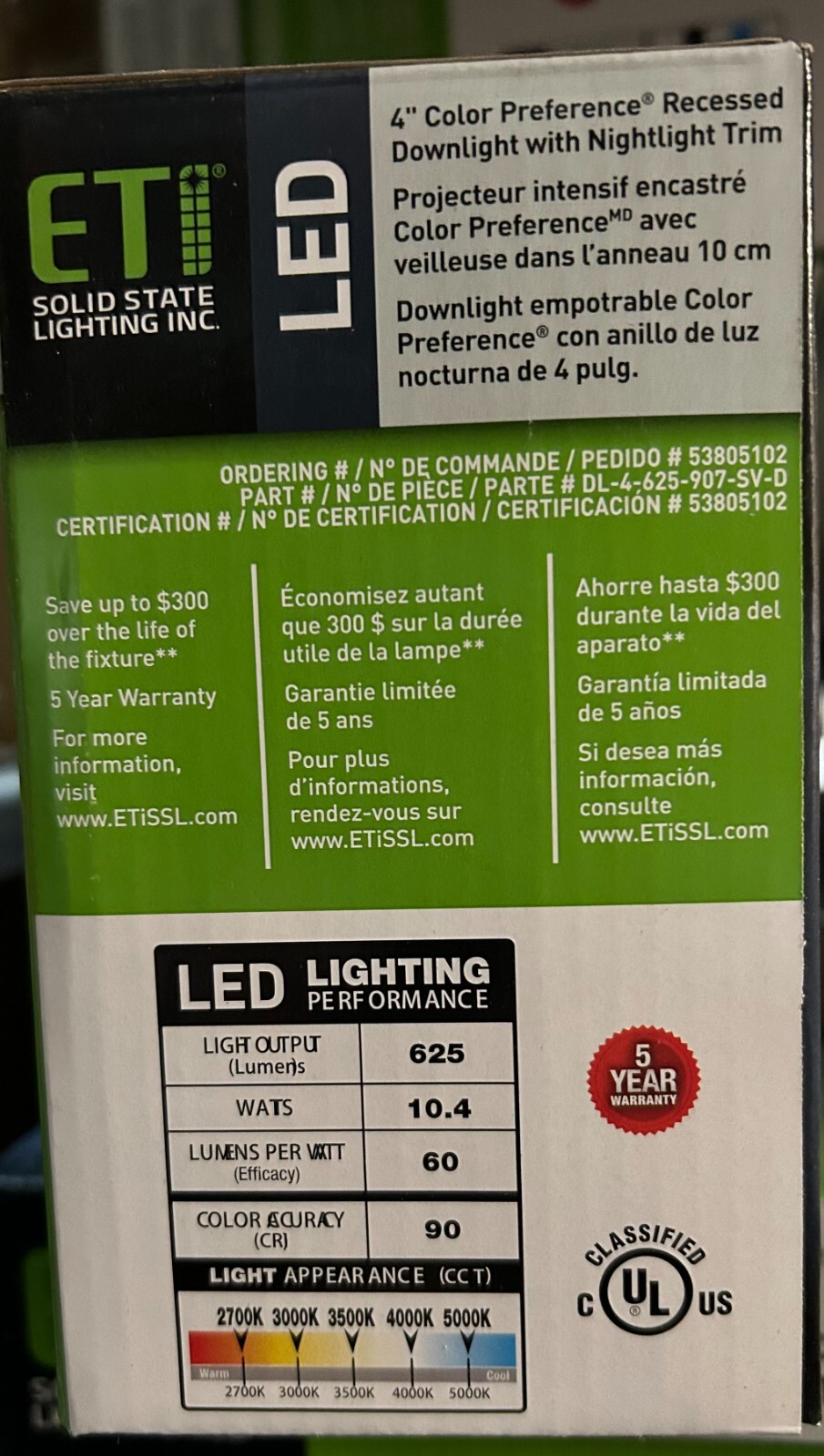 4 in. Adjustable CCT Integrated LED Recessed Light Trim with Night Light 625 Lm gallery