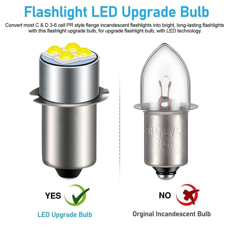 (4) 18 VOLT LED Flashlight Replacement Xenon Bulb / 18v for RYOBI ONE+ Cordless gallery
