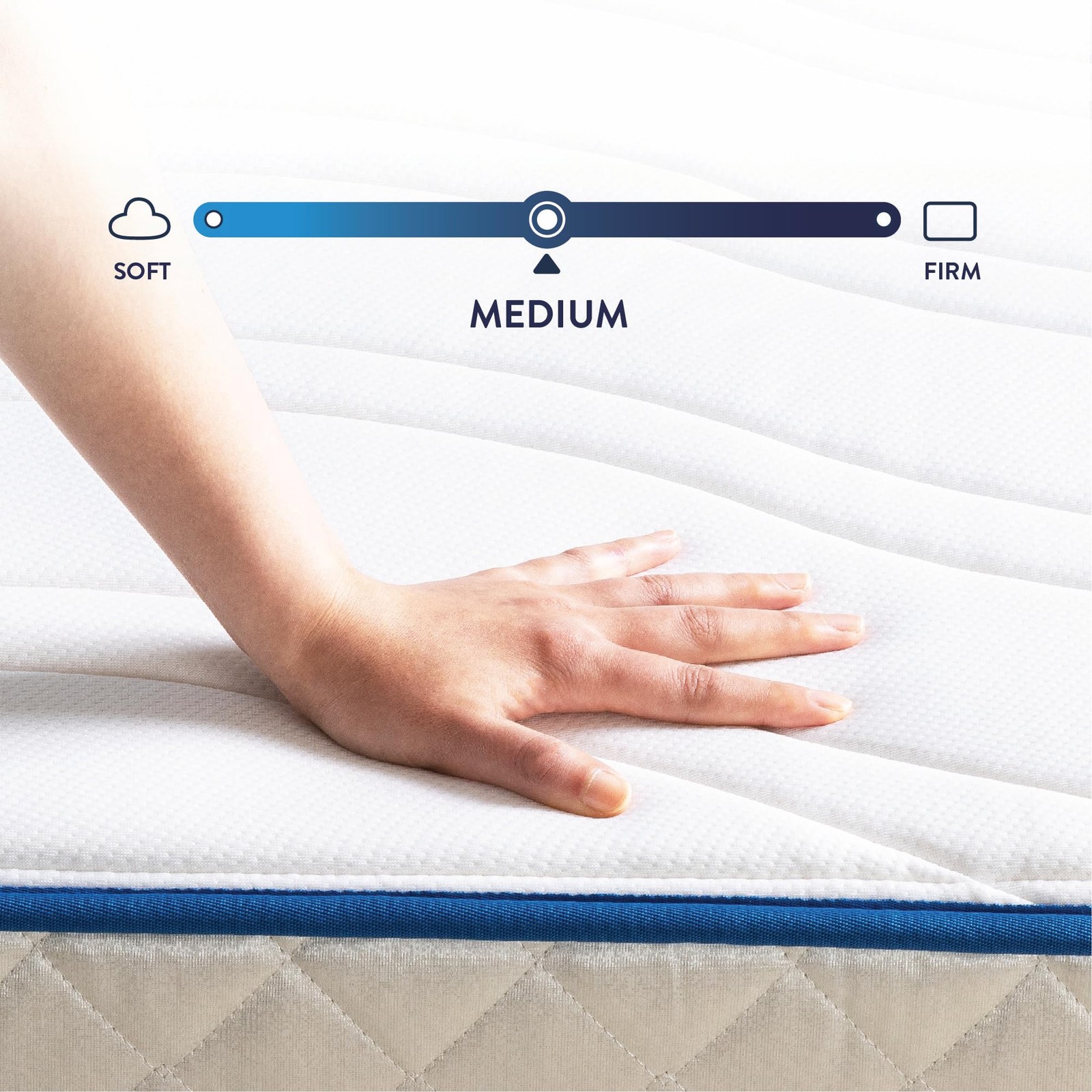 8 Inch Bonnell Spring Hybrid Mattress, Tight Top, Certified Safe Foams & Fabr... gallery