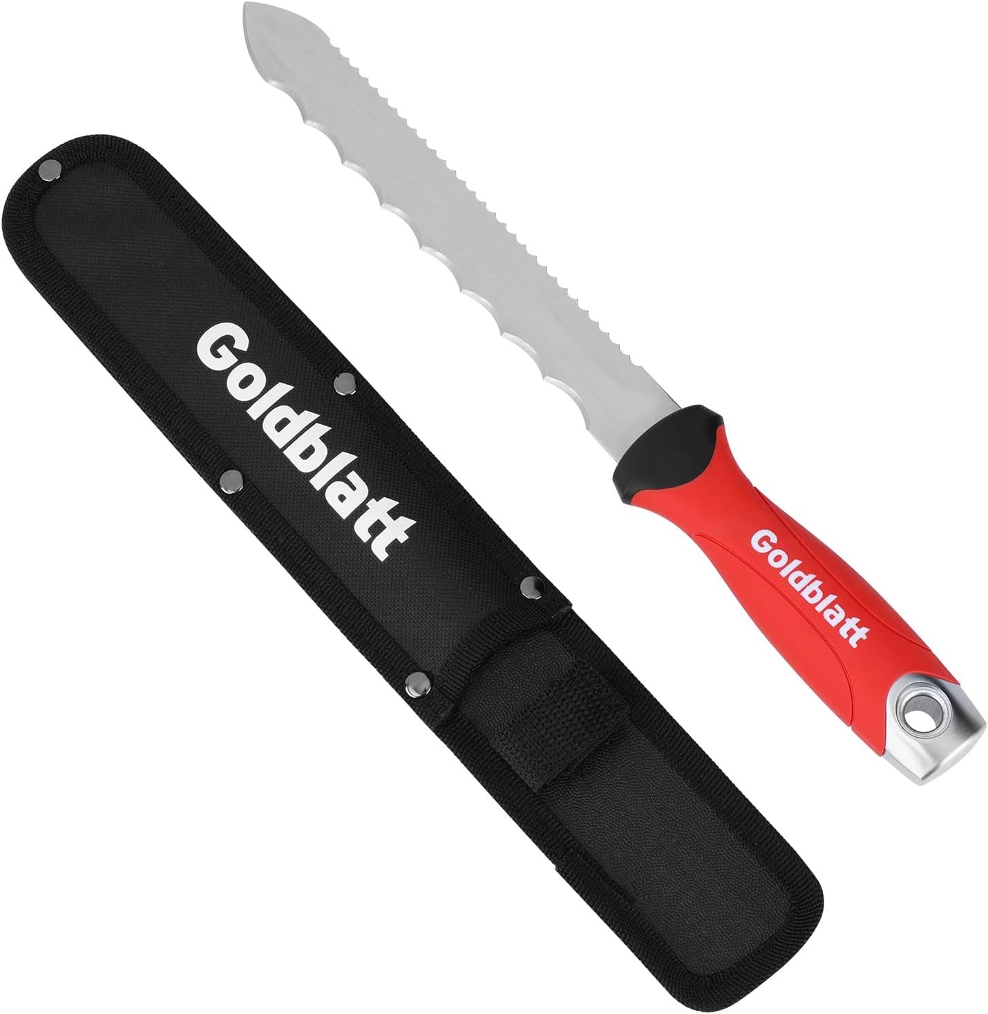 Goldblatt Insulation Knife, 8 Inch Stainless Steel Blade - Serrated Sharp Double gallery