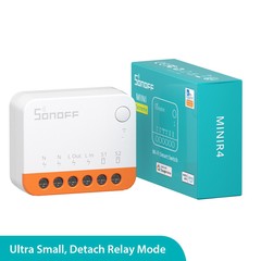 SONOFF 1-4Pcs WiFi Smart Light Switch MINIR4 External Switch Control for eWeLink