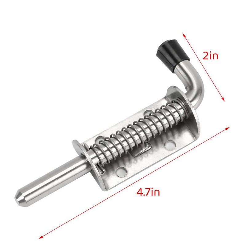 2 Pack Spring Pin Latch Lock For Utility Trailer Tail Gate Loaded Heavy Duty NEW gallery