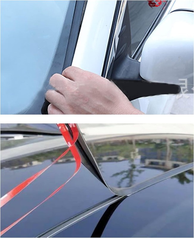 2Pc 22Ft Windshield Rubber Seal T-Shape Weather Stripping Trim for Car SUV Truck gallery
