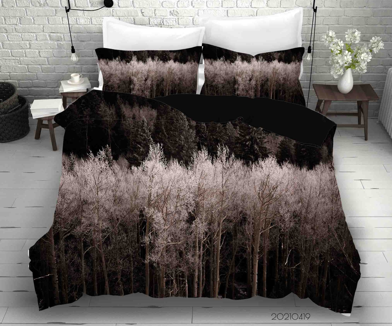 3D Forest Scenery Quilt Cover Set Bedding Sets Pillowcases gallery