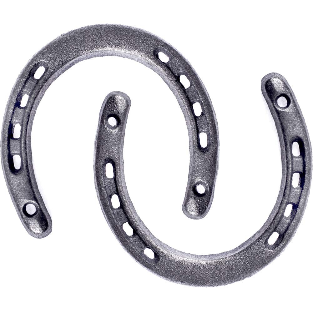 4PCS Cast Iron Horseshoe，for Good Lucky, Durable Cast Iron Medium Horseshoe 5... gallery
