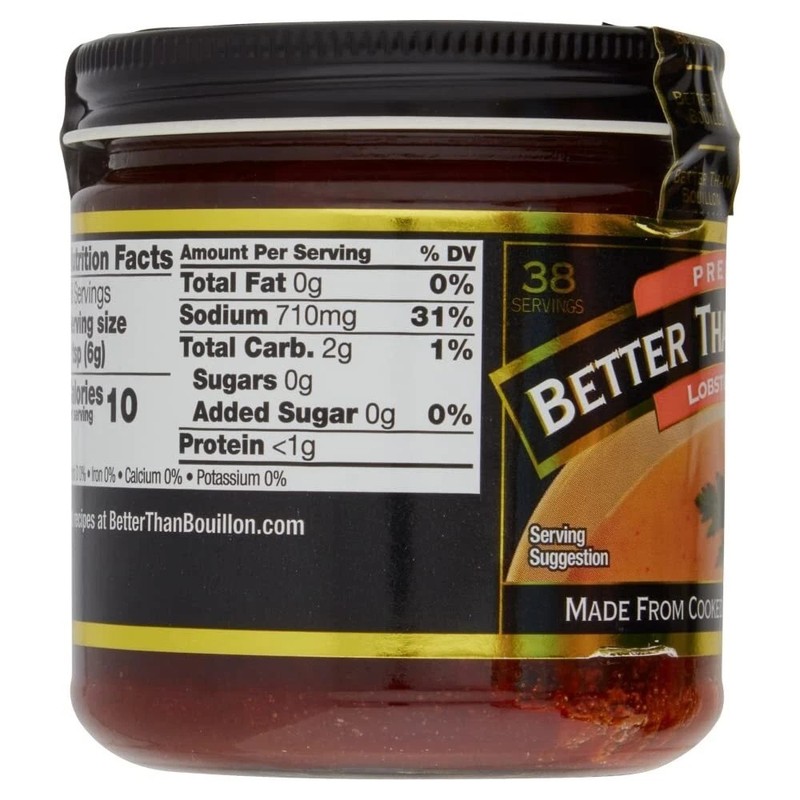 Better Than Bouillon Premium Lobster Base, Made from 8 Ounce (Pack of 1) gallery