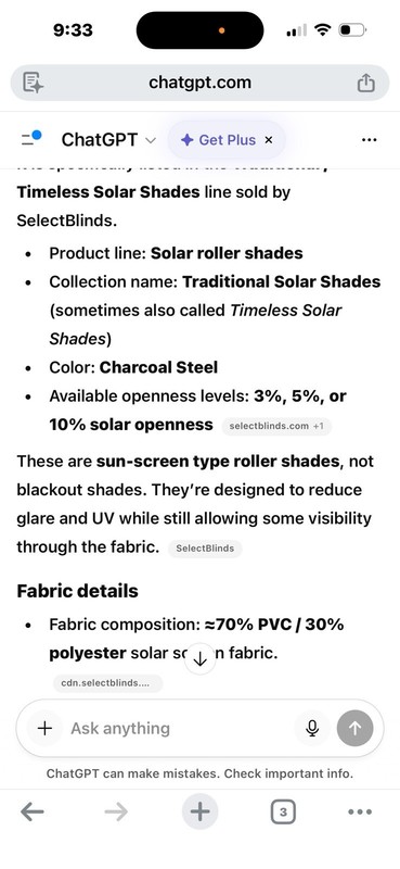 (2) TIMELESS solar shades Customized 5% Openness UV Protection 32 7/8 X 55 1/4 gallery