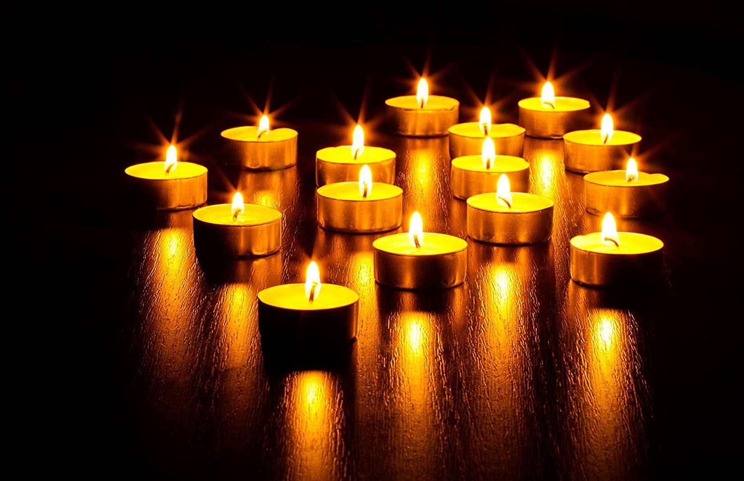 Ohr Tea Light Candles - 100 Bulk Pack - White Unscented Travel, Centerpiece, Dec gallery