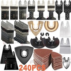 240Pcs Oscillating Multitool Saw Blade Tools For Dewalt Ridgid Makita Milwaukee