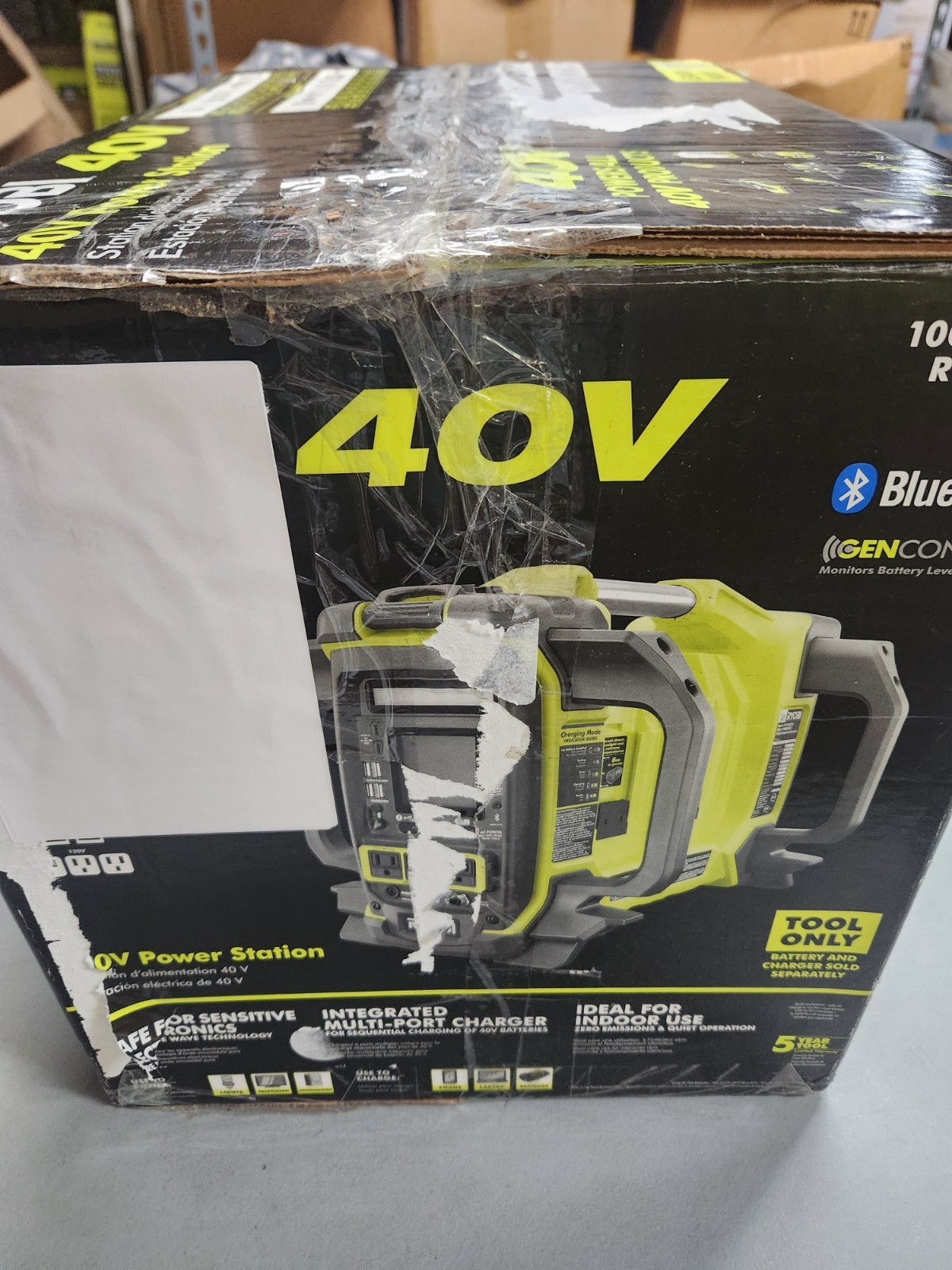 Ryobi 40v Power Station Inverter Generator , Bluetooth, 1800 Watts. gallery