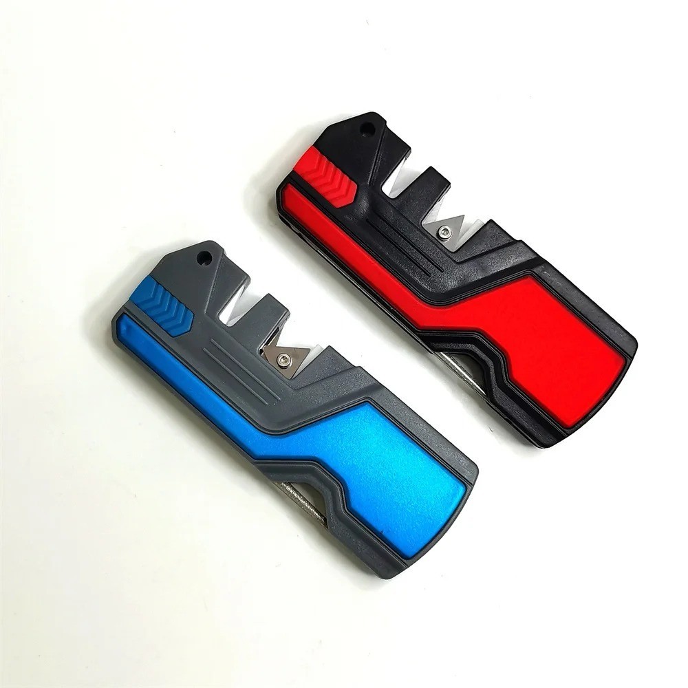 SHARPAL 6-In-1 Pocket Knife Sharpener &Survival Tool, with Fire Starter, Whistle gallery
