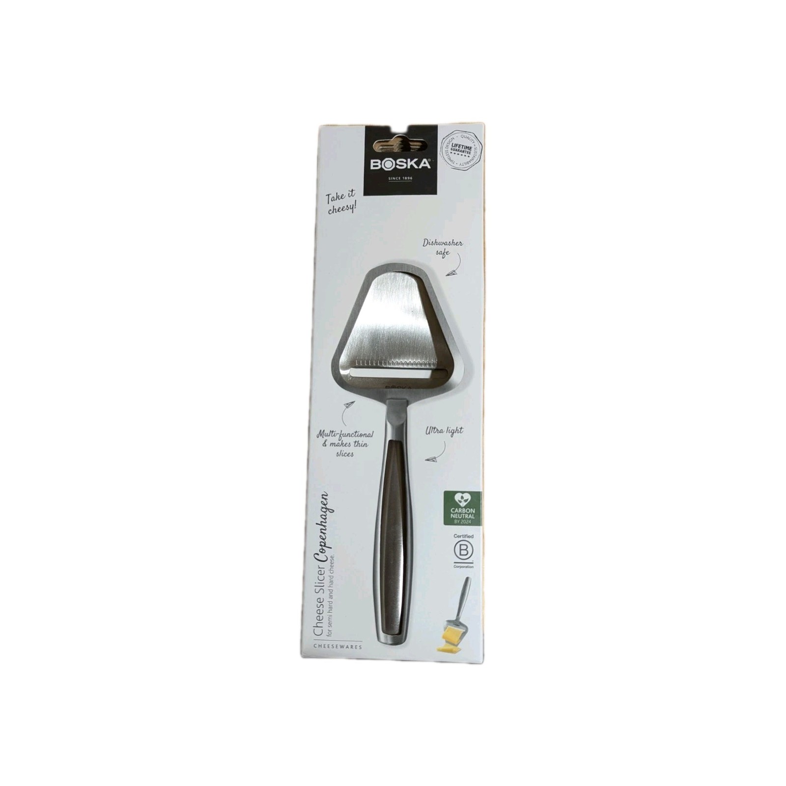 BOSKA Stainless-Steel Cheese Slicer Copenhagen Semi Hard & Hard Cheese gallery