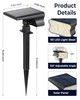 Solar Lights Outdoor Waterproof IP67, 60 LED 3 Lighting Modes Solar Cool White gallery