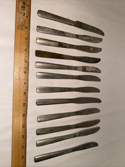 Flatware 34+ Lbs Silverware Stainless Lot Mixed Patterns All Knives 220 Pieces