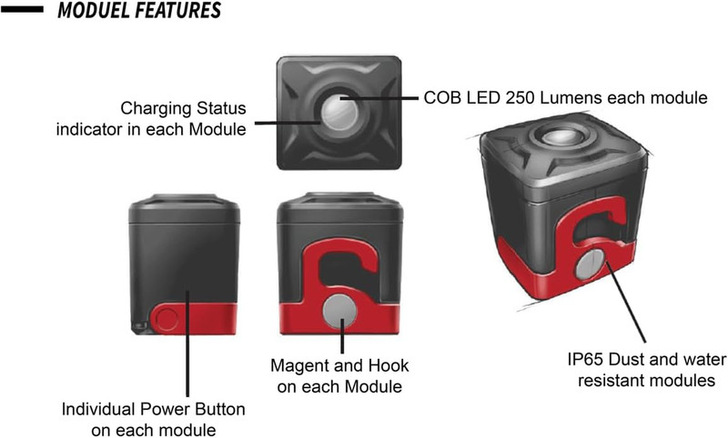 Cordless Modular Work Light gallery