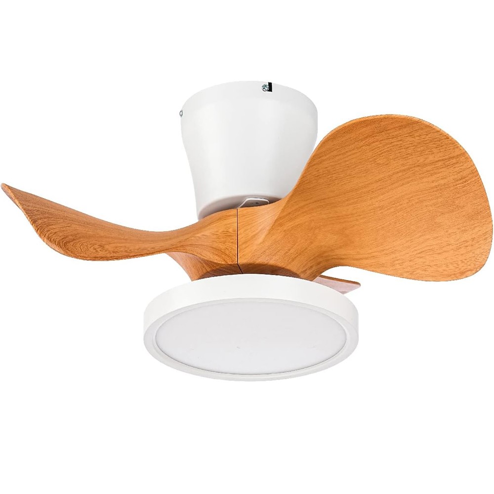 22in Ceiling Fan with Lights & Remote - Dimmable LED Flush Mount Low Profile gallery