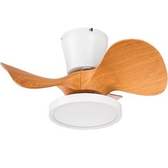 22in Ceiling Fan with Lights & Remote – Dimmable LED Flush Mount Low Profile