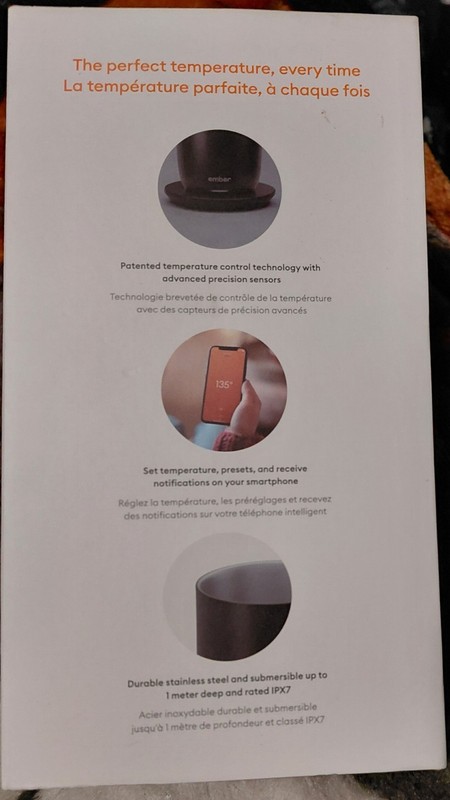 EMBER 14Oz. Black Temperature Control Heated Smart Cup Coffee Mug gallery