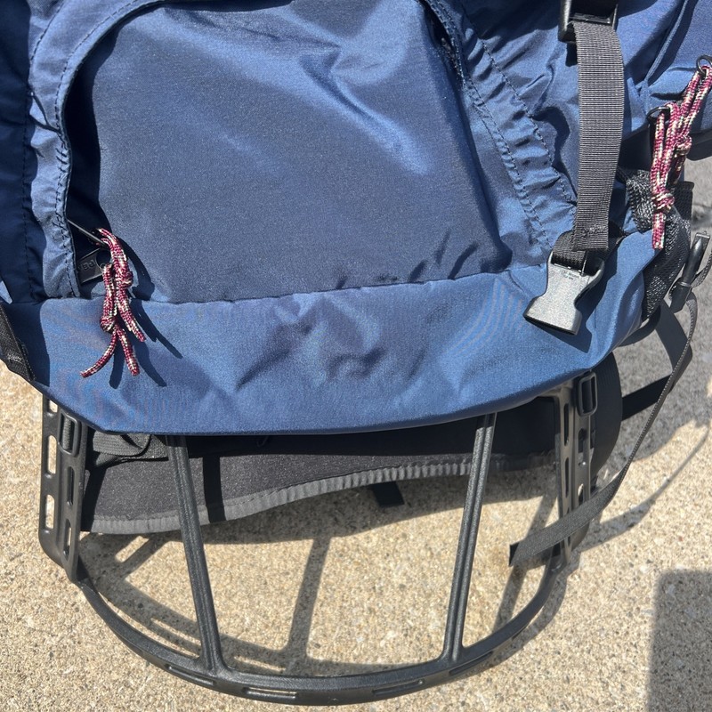 Coleman Peak 1 Hiking Backpack With Back Support Frame Blue Black 3