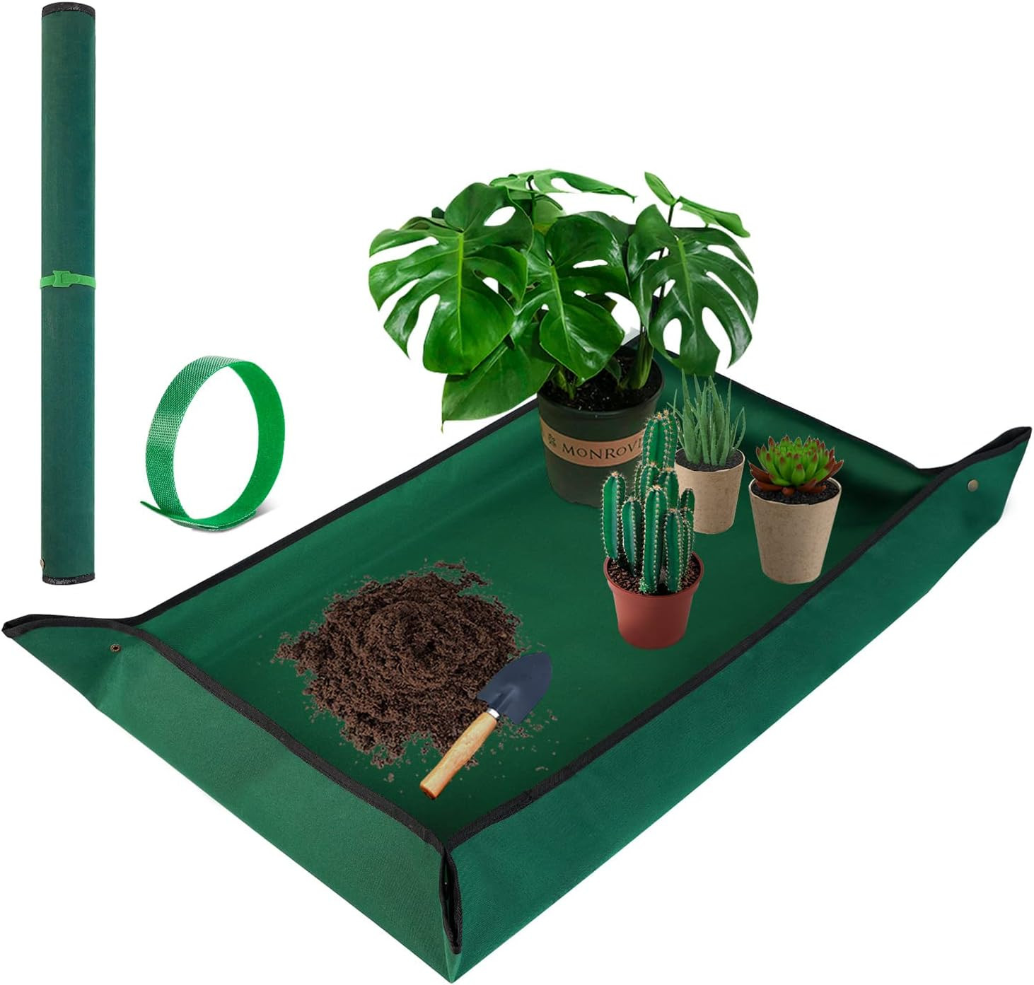 Extra Large Repotting Mat for Indoor Plant Transplanting and Mess Control, 43" X gallery
