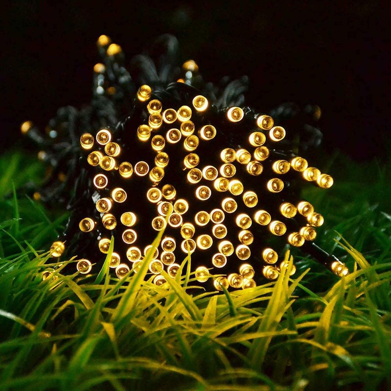 Solar Christmas Fairy String Lights 50/100/200 LED Outdoor Garden Party Decor gallery