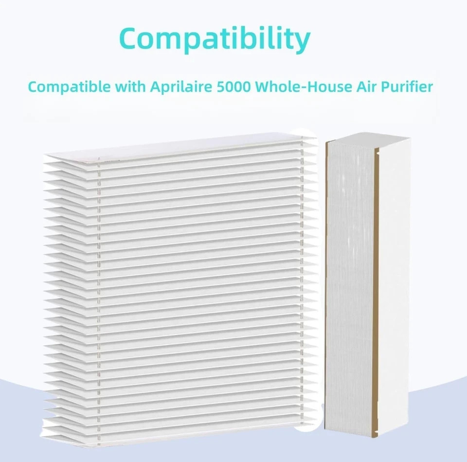 4 Pack 501 Replacement Filter Compatible with Aprilaire 5000 Whole-House Air gallery