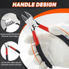 2PCS Wire Cutters Side cutter Cable 6/5" Heavy Duty Cutting pliers Carbide Steel gallery