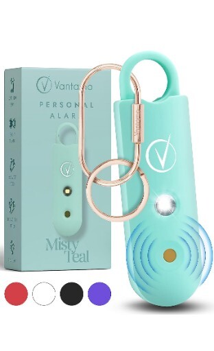 Personal Alarm for Women, Extra Loud Double Speakers, First with Misty Teal gallery