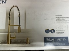 Moen Edwyn Spot Resist Pulldown Kitchen Faucet 87807BG Brushed Gold
