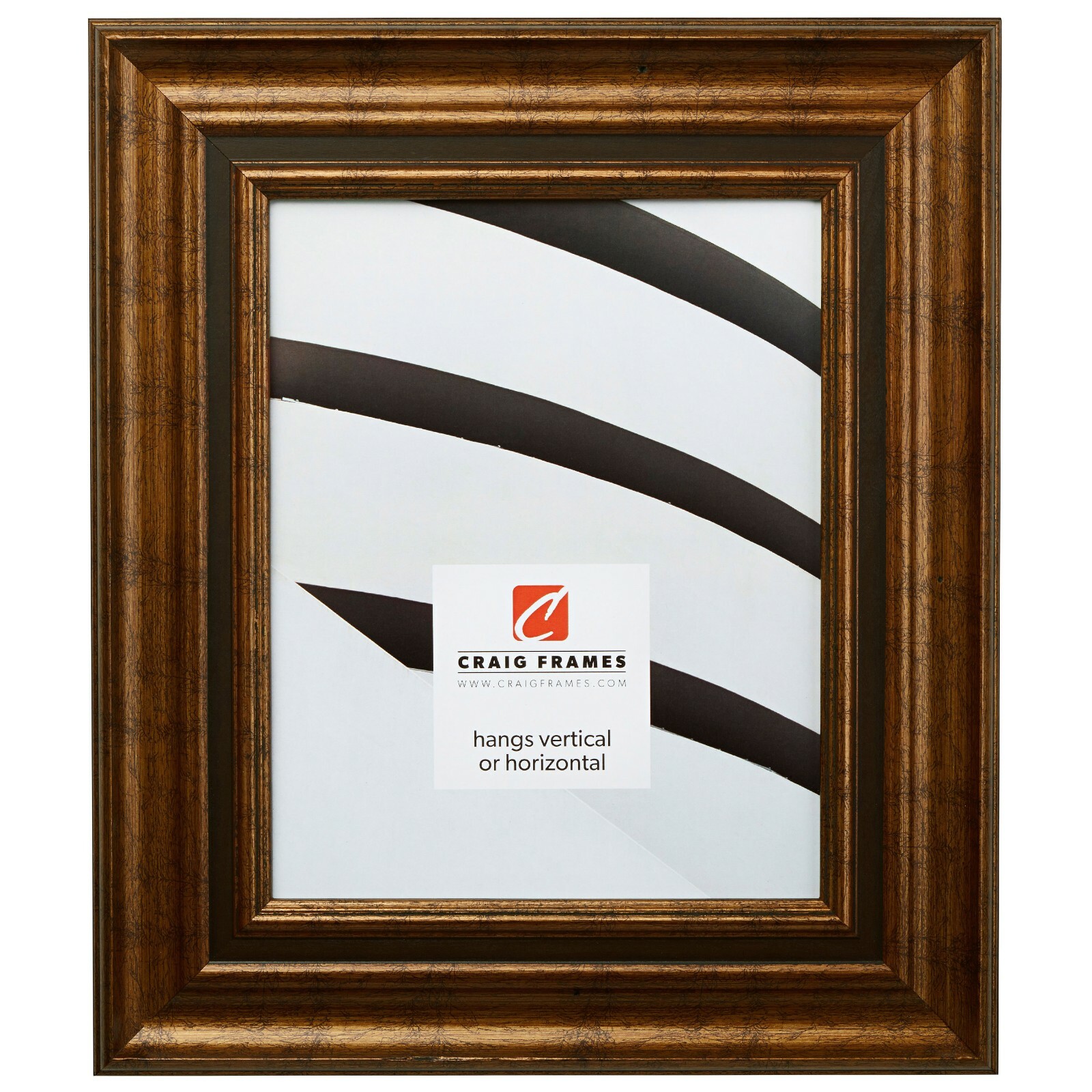 Craig Frames Apennine Classic, Aged Gold and Bronze Picture Frame gallery