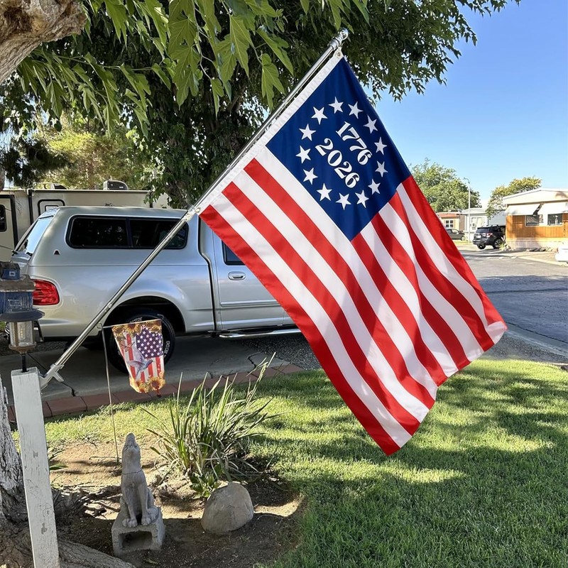 3x5 Ft Outdoor Edition 1776 - 2026 American Flag 250th Anniversary American Flag gallery