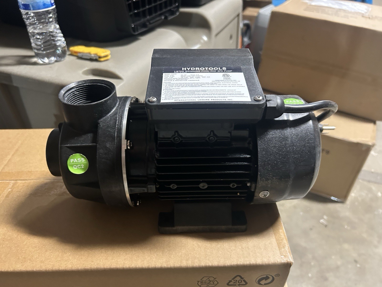 SWIMLINE HYDROTOOLS Above-Ground Pool Motor Pump, Hydro-Flo 0.3 HP Model 71225 gallery