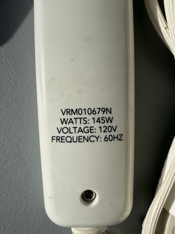 Vremi Heating Pad Controller Remote VRM010674N Tested gallery