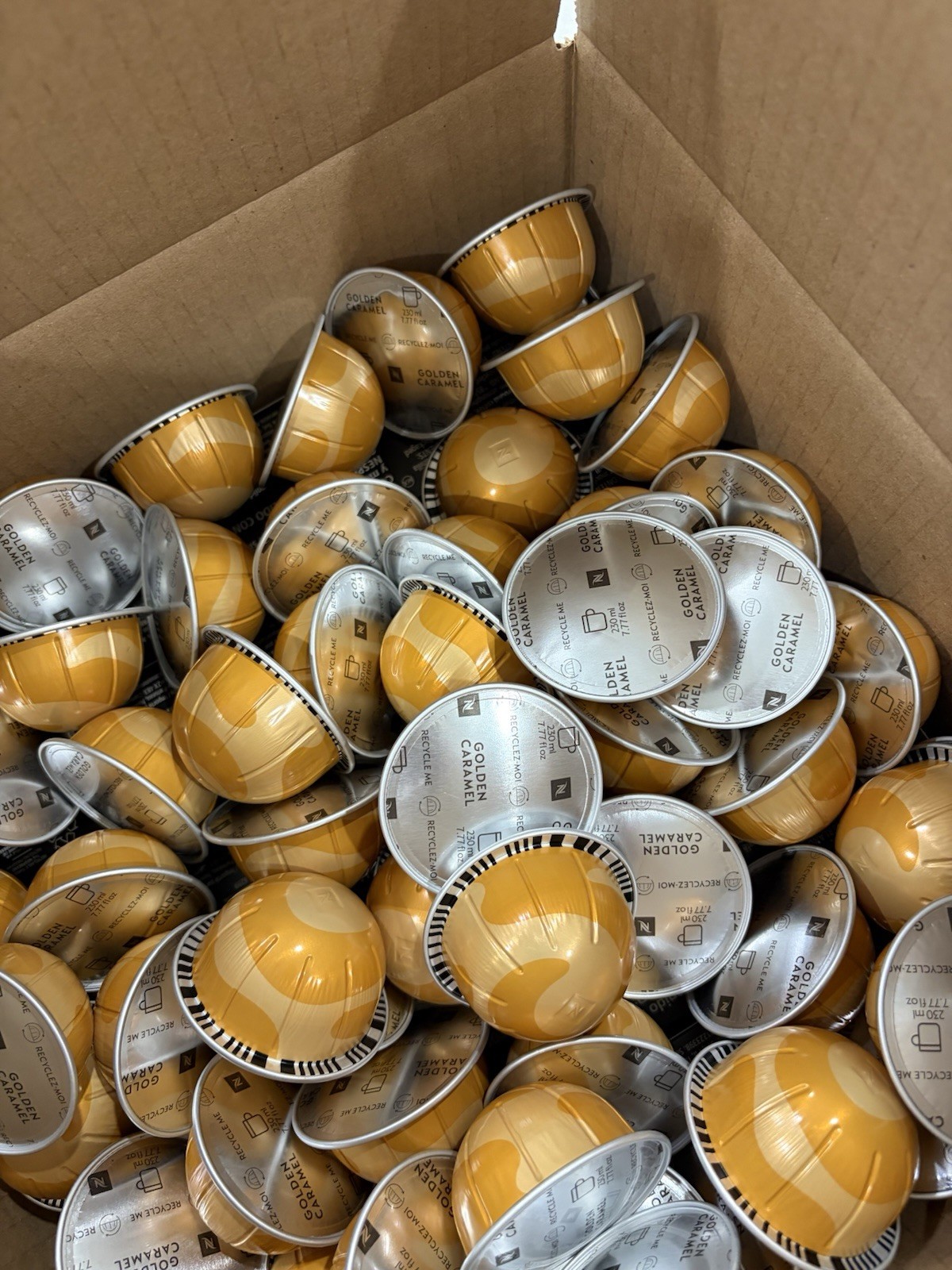 Nespresso Vertuoline Golden Caramel Coffee, 100 Pods 7.77 OZ BULK/LOOSE 06/30/26 gallery