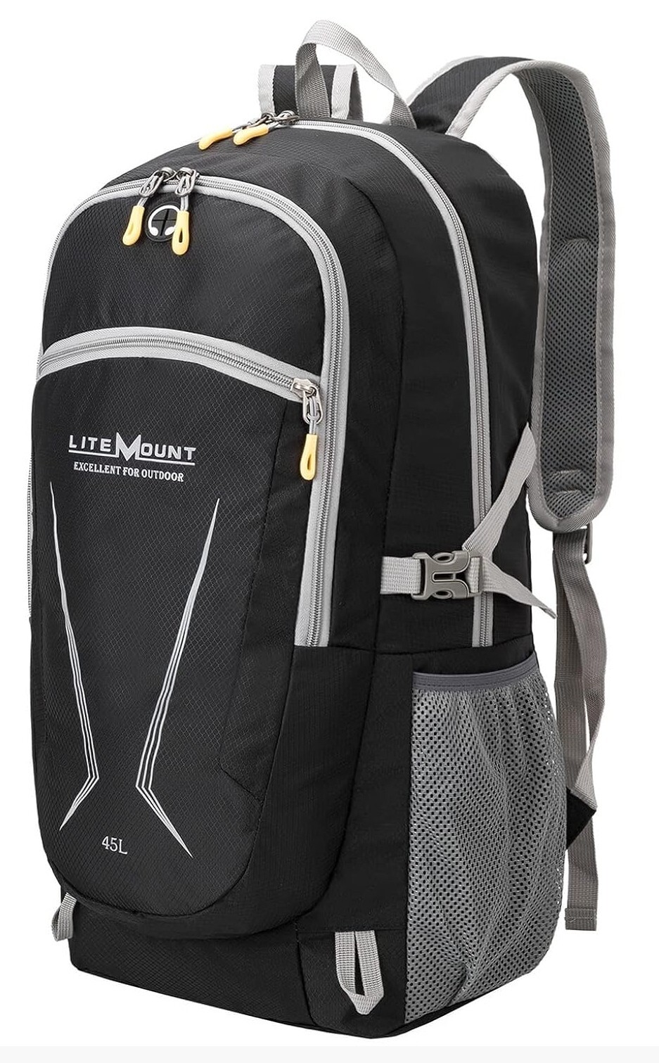 Lite Mount 45 L Hiking Backpack Black / Gray