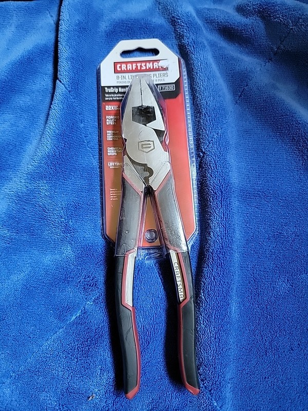 Craftsman Lineman Pliers With Wire Cutter With TruGrip Handle 71630 New in Pack gallery